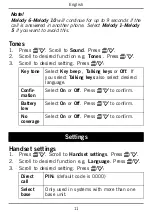 Preview for 16 page of Doro PHONEEASY 115 User Manual