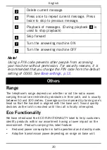 Preview for 25 page of Doro PHONEEASY 115 User Manual