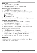 Preview for 10 page of Doro PhoneEasy 312cs User Manual