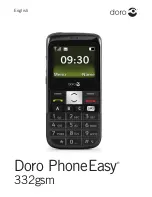 Предварительный просмотр 1 страницы Doro PHONEEASY 332GSM Manual