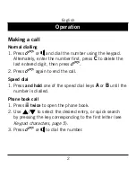 Preview for 5 page of Doro PHONEEASY 336W Manual