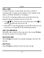 Preview for 13 page of Doro PHONEEASY 336W Manual