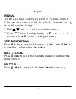 Preview for 14 page of Doro PHONEEASY 336W Manual