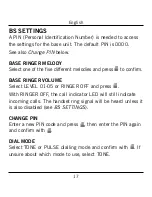 Preview for 20 page of Doro PHONEEASY 336W Manual