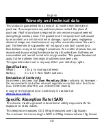 Preview for 23 page of Doro PHONEEASY 336W Manual