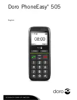 Doro PHONEEASY 505 Manual preview