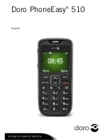 Предварительный просмотр 2 страницы Doro PHONEEASY 510 Setup & User Manual