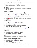 Preview for 43 page of Doro PHONEEASY 510 Setup & User Manual