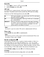 Preview for 49 page of Doro PHONEEASY 611 Manual