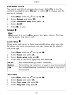 Preview for 30 page of Doro PHONEEASY 614 Manual