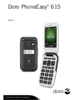 Предварительный просмотр 1 страницы Doro PHONEEASY 615 User Manual