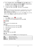 Preview for 54 page of Doro PHONEEASY 715 Manual