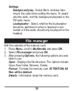 Preview for 42 page of Doro PRIMO 365 Operating Instructions Manual