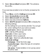 Preview for 59 page of Doro PRIMO 365 Operating Instructions Manual