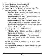 Preview for 65 page of Doro PRIMO 365 Operating Instructions Manual