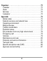 Preview for 8 page of Doro Primo 413 Operating Instructions Manual