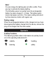 Preview for 13 page of Doro Primo 413 Operating Instructions Manual