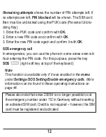 Preview for 16 page of Doro Primo 413 Operating Instructions Manual