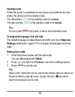 Preview for 17 page of Doro Primo 413 Operating Instructions Manual