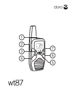 Предварительный просмотр 1 страницы Doro WT87 Manual