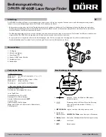 Preview for 1 page of Dorr Danubia RF-600R Instruction Manual