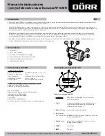 Preview for 5 page of Dorr Danubia RF-600R Instruction Manual