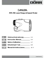 Preview for 1 page of Dorr Danubia RFS-700 Instruction Manual