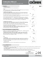 Preview for 5 page of Dorr Danubia RFS-700 Instruction Manual