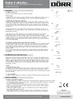 Preview for 7 page of Dorr Danubia RFS-700 Instruction Manual