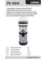 Dorr Premium Steel PS-15575 Instruction Manual preview