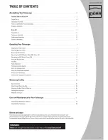 Preview for 3 page of DÖRR Danubia Atlas 2000 Instruction Manual