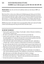 Preview for 3 page of DÖRR Danubia DJE-400 User Manual