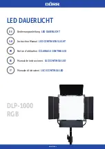 DÖRR DLP-1000 RGB Instruction Manual preview