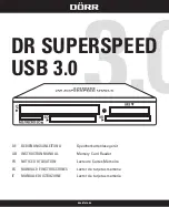 DÖRR DR SuperSpeed USB 3.0 Instruction Manual preview