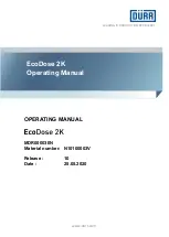 DÖRR EcoDose 2K Operating Manual preview