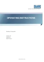 Preview for 1 page of DÖRR EcoGun Cleaner M Operating Instructions Manual