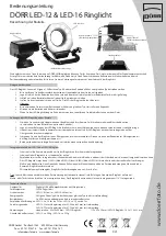 Предварительный просмотр 1 страницы DÖRR LED-12 Instruction Manual