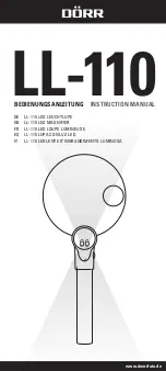 DÖRR LL-110 Instruction Manual preview