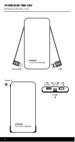 Предварительный просмотр 2 страницы DÖRR Powerbank PBM-5000 Instruction Manual