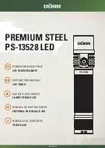 DÖRR PREMIUM STEEL PS-13528 LED Instruction Manual предпросмотр