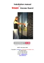 Preview for 1 page of Dorset Trovan Access Guard Installation Manual