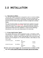 Preview for 5 page of DORSEY Benchmark 14H Operator'S Manual