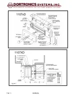 Preview for 4 page of DORTRONICS SYSTEMS 1107 D Series Mounting Instructions