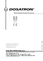 Preview for 54 page of dosatron D 14 MZ 10 Owner'S Manual