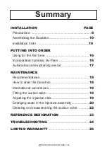 Preview for 5 page of dosatron D 20 GL 2 Owner'S Manual