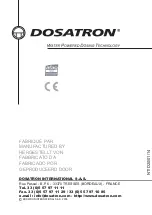 Preview for 29 page of dosatron D 20 GL 2 Owner'S Manual