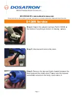 Preview for 2 page of dosatron D128R Service Manual