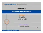 Preview for 70 page of dosatron D25RE5 Maintenance Manual