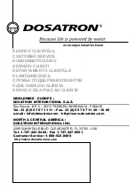 Preview for 2 page of dosatron D30 GL 02 Owner'S Manual