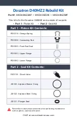 Preview for 2 page of dosatron D40MZ2 Instructions Manual